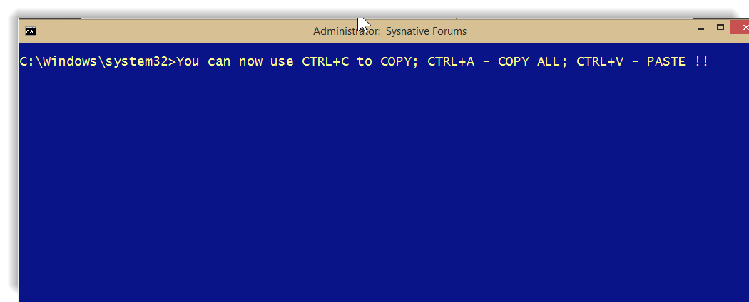 Windows Vista Command Prompt Copy Directory
